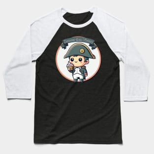 Bonaparte eating Napoleon Cupcake - Sweeter than Victory | French | France | Emperor | Dessert | Sweet Baseball T-Shirt